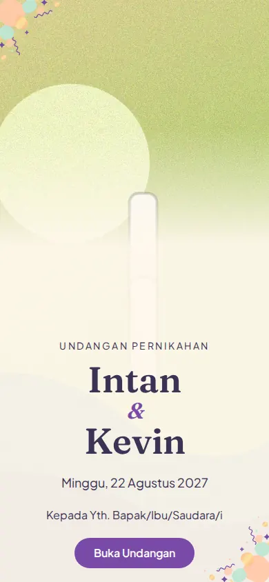 Sampul template Permen